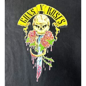 Vintage 1991 Guns N Roses Brockum Shirt Single Stitch‎ Here Today Gone To Hell L